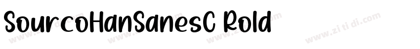 SourcoHanSanesC Rold字体转换